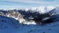 Schner Rckblick; Links die Knigin und rechts weitere Skitourenberge wie der Kerschkern und der Kettentalkogel.