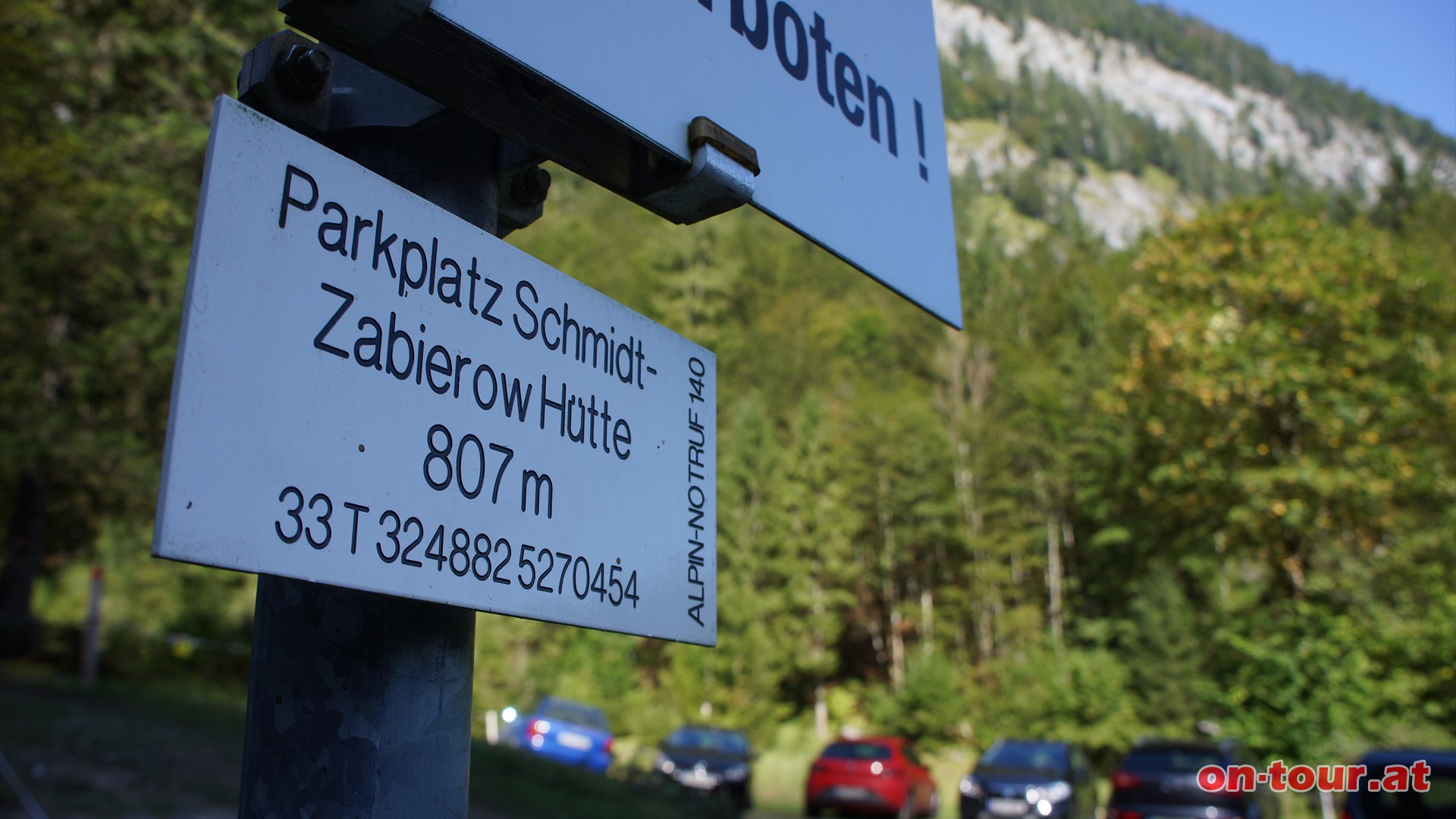 Ausgangspunkt: Parkplatz Schmidt-Zabierow Htte im Loferer Hochtal