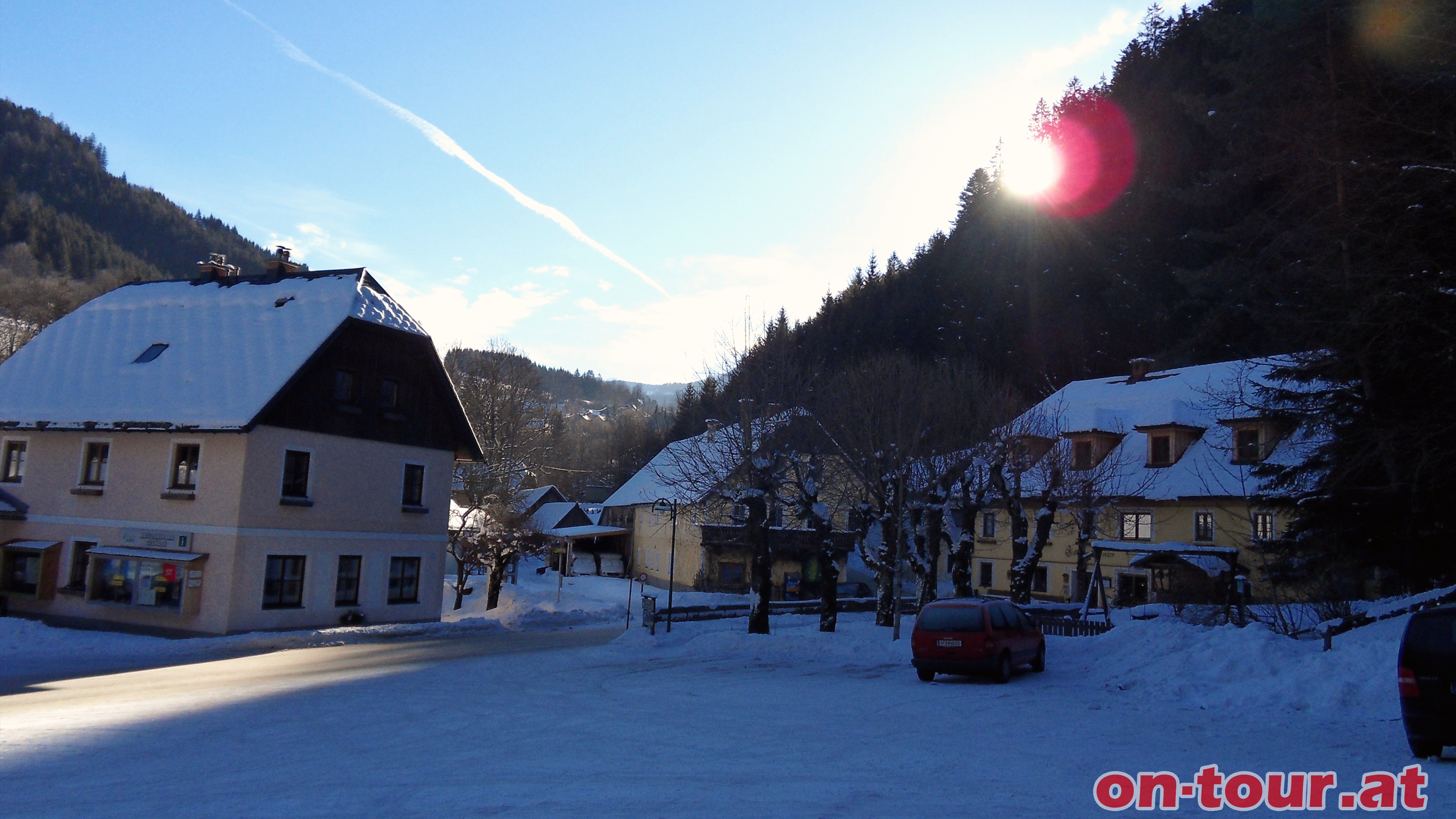 Ausgangspunkt ist der Parkplatz beim -Gasthof zum Donner- im Johnsbachtal. Wir folgen dem markierten Sommerweg Richtung -Mdlinger Htte-