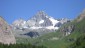 Bereits vom Lucknerhaus ist der eindrucksvolle und formschne Gipfelaufbau des hchsten Berges sterreichs zu bewundern. Deutlich ist der Kleinglockner (re.) und der eigentliche Hauptgipfel (links) zu erkennen.